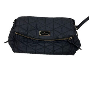 Kate Spade Quilted Flap Purse – Black – Convertible Shoulder/Handbag